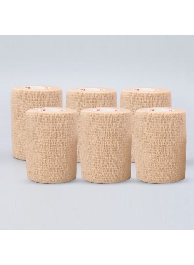 Lac Elastic Self-adhesive Bandage For Hand Protection, Boxing Leg Wraps, Hand And Ankle Support, Sports Elastic Bandage, 6 Rolls, 5cm X 4.5m - Image 5