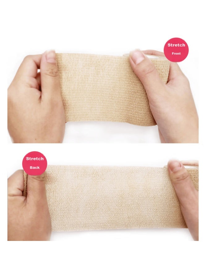 Lac Elastic Self-adhesive Bandage For Hand Protection, Boxing Leg Wraps, Hand And Ankle Support, Sports Elastic Bandage, 6 Rolls, 5cm X 4.5m - Image 2