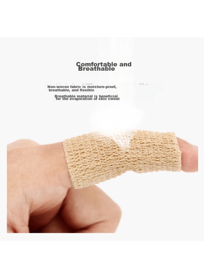 Lac Elastic Self-adhesive Bandage For Hand Protection, Boxing Leg Wraps, Hand And Ankle Support, Sports Elastic Bandage, 6 Rolls, 5cm X 4.5m - Image 3