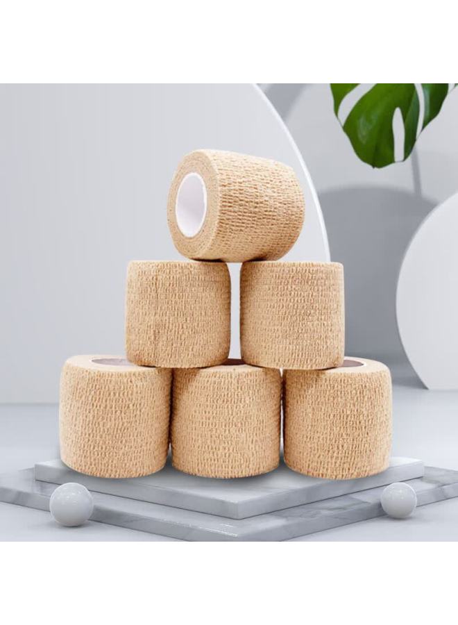 Lac Elastic Self-adhesive Bandage For Hand Protection, Boxing Leg Wraps, Hand And Ankle Support, Sports Elastic Bandage, 6 Rolls, 5cm X 4.5m - Image 4