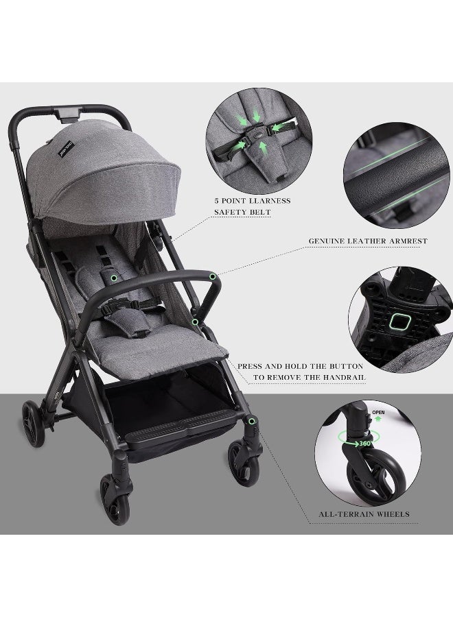 COOL KIDS Gravity Automatic Fold Travel Stroller - Image 4