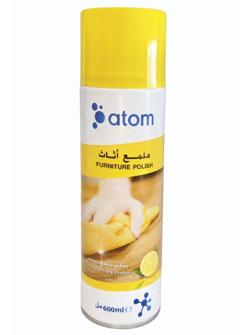 Atom Furniture Polish Spray - 600ml - Image 1
