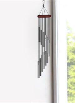 Generic Outside Wind Chimes, Wind Chimes Outdoor Clearance with 12 Aluminum Alloy Tubes and Hook, Memorial Wind Chimes Gift Decoration for Home, Patio, Garden, Outdoor  - Image 5