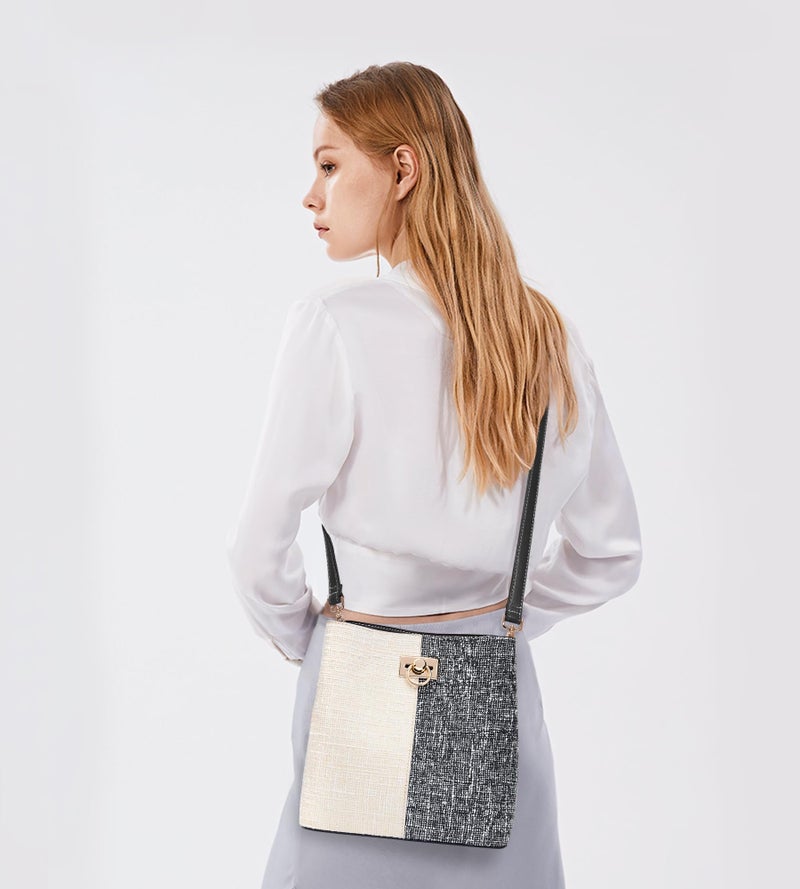 KALIDI FANCY FOREST KALIDI Crossbody Bag for Women Shoulder Tote Handbag PU Leather Bucket Bag Cross body Purse with Adjustable Strap, Multi Pockets - Image 4