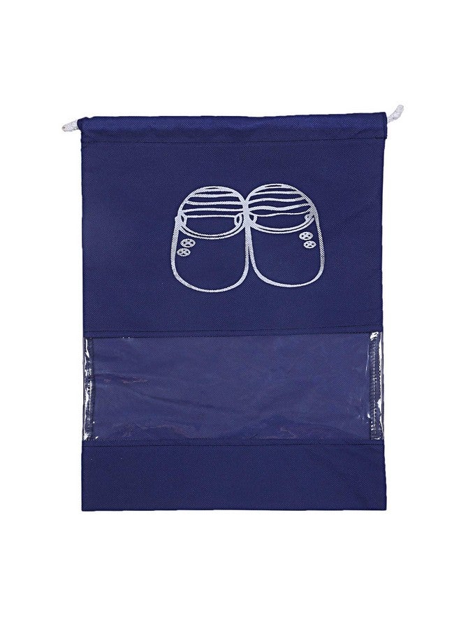 Kuber Industries Kuber Industries Non Woven 12 Pieces Shoe Cover/Shoe beg (Blue)-CTLTC15011 - Image 3