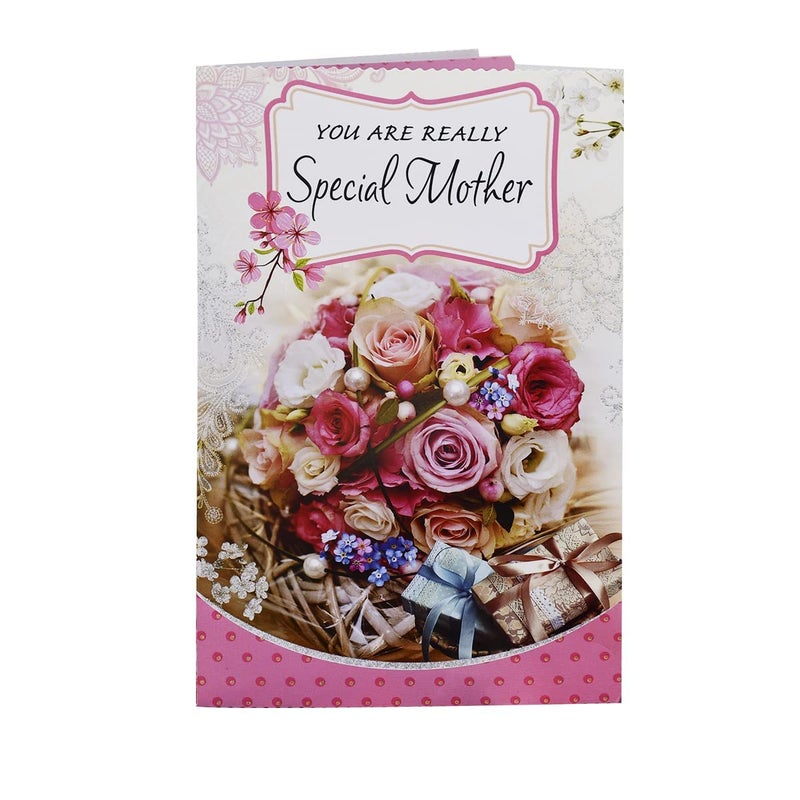 Saugat Traders Saugat Traders Best Gift for Mom - Greeting Card, Hand Wallet/Purse and 2 Chocolates - Birthday - Anniversary - Mothers Day - Unique Gift for Mother, Maa, Mummy - Image 3