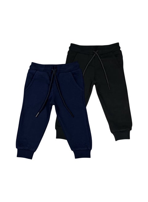 Navy Blue & Black kids sweatpants (2 pack)