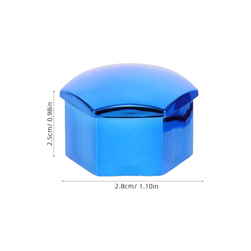 20pcs Wheel Hub Nut Cover Wheel Lug Nut Cover Replacement Car Wheel Nut Cover With Nut Cap Install Tool Vehicle Accessory - Image 3
