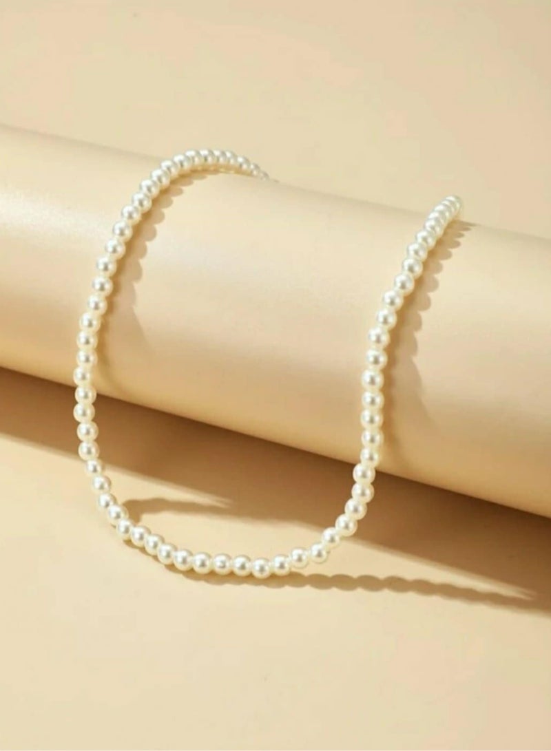 اكسوارات ار ايه عقد من اللؤلؤ (لولى)  اوف وايت - Image 2