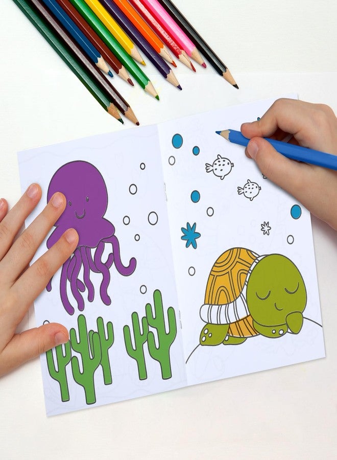 Faccito 24 Pcs Ocean Animals Coloring Books Bulk Under The Sea Mini Coloring Book Party Favors Drawing Book Ocean Fish Mermaid Birthday Party Goodie Bag Gift Classroom Activity Supply - Image 5