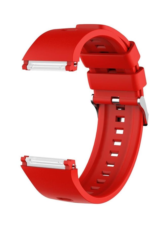 NIBEMINENT Replacement Silicone Watch Band For Huawei GT2E Red - Image 3