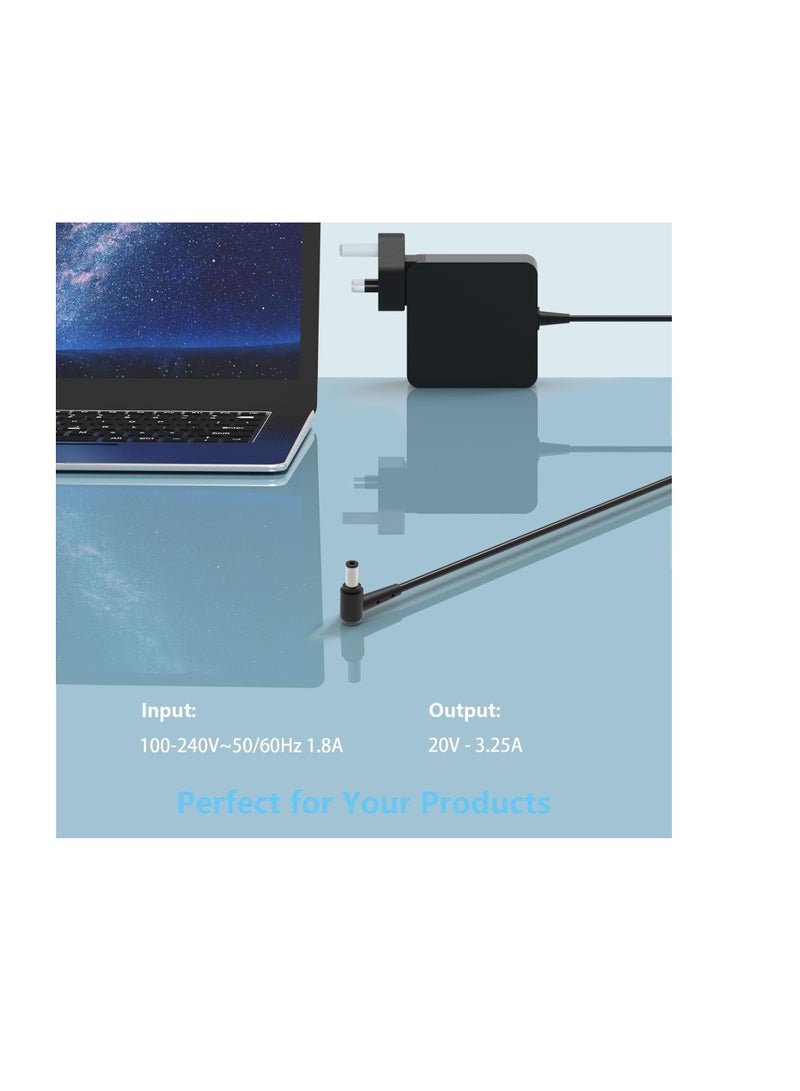 Terabyte شاحن لابتوب 65 واط لجهاز لينوفو آيديا باد 3 5 100 110S 120S 310 310S 320 320S 330 330S 510 510S 520 710 330S-15IKB 330S-14IKB 320-14IKB 320-15IKB يوغا 710 فليكس 14 14iwl محول طاقة - Image 4