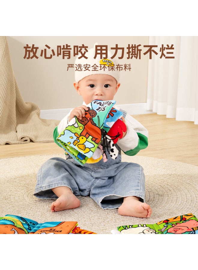 Ysr Baby Tail Cloth Book Infant Teething 0-12 Months Tear-resistant Early Education Book 0-1 Year Old Toy Newborn Gift - Image 3