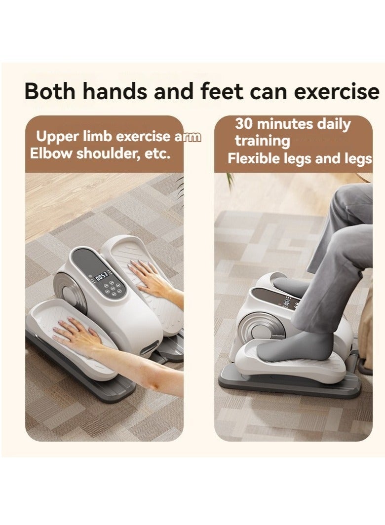 WALALLA Under Desk Elliptical Machine, Ellipse Leg Exerciser for Seniors Fully Assembled, Quiet & Portable Electric Seated Pedal Exerciser with Remote Control & 12 Adjustable Speeds - Image 4