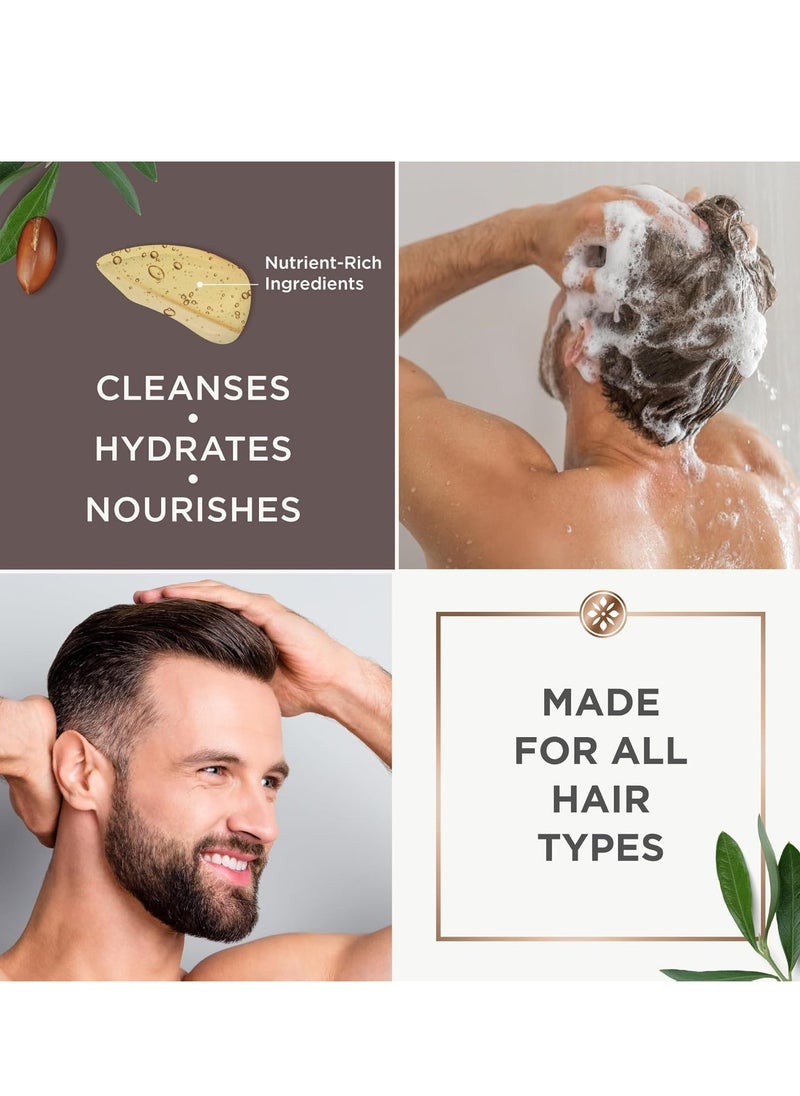 ARGAN MAGIC Argan Magic 2-in-1 Men's Shampoo + Conditioner with Argan Oil & Bergamot Scent - Cleanses and Hydrates All Hair Types, Restore Moisture, Boost Shine | Made in USA, Paraben Free, Cruelty Free (32 oz)  - Image 4