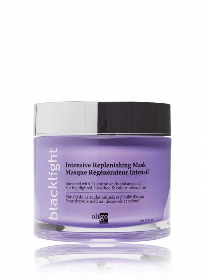 Oligo Professionnel Blacklight Intensive Replenishing Hair Mask Hair Mask For Dry Damaged Hair And Growth With 11 Amino Acids Damaged Hair Treatment Mask Sulfate Free Hair Masks (6.8 Oz) - Image 1