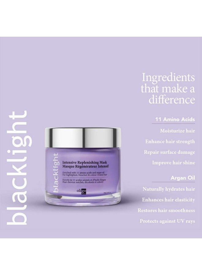 Oligo Professionnel Blacklight Intensive Replenishing Hair Mask Hair Mask For Dry Damaged Hair And Growth With 11 Amino Acids Damaged Hair Treatment Mask Sulfate Free Hair Masks (6.8 Oz) - Image 4
