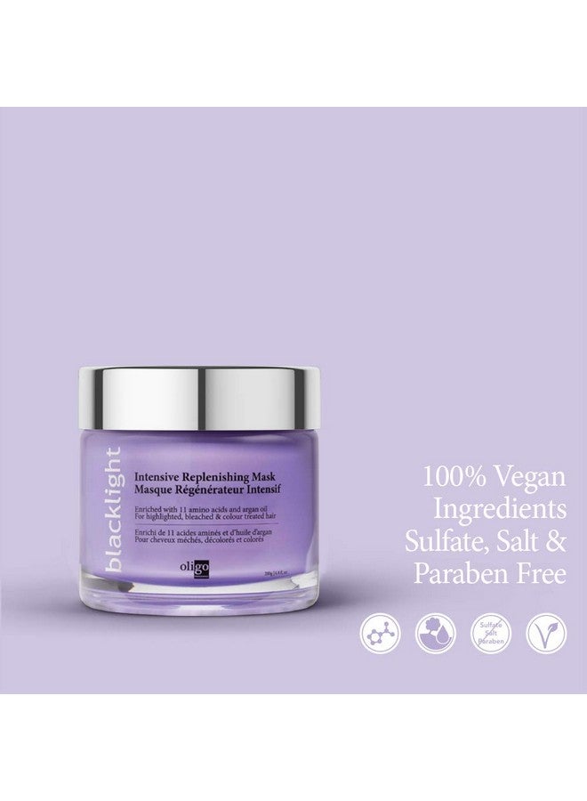 Oligo Professionnel Blacklight Intensive Replenishing Hair Mask Hair Mask For Dry Damaged Hair And Growth With 11 Amino Acids Damaged Hair Treatment Mask Sulfate Free Hair Masks (6.8 Oz) - Image 3