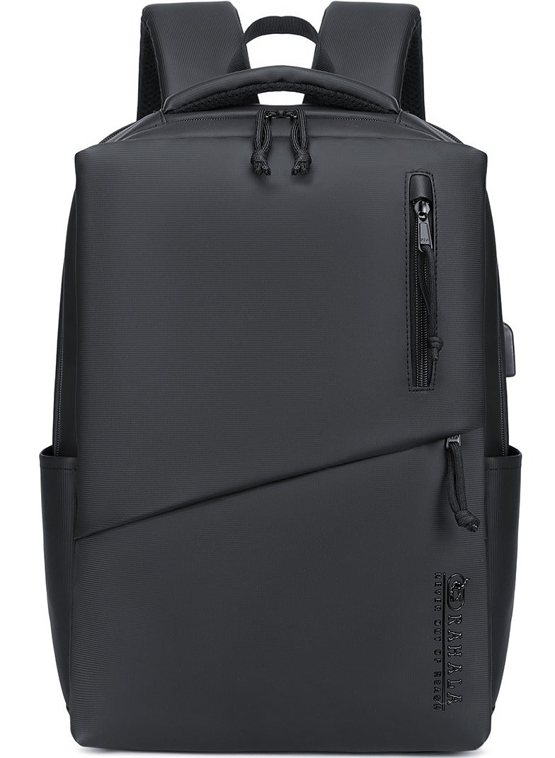 RAHALA RAL816 Fashionable Laptop Backpack (15.6") - Slim Design, Waterproof with USB Charging Port - Perfect for Work, Travel, and College - Image 2