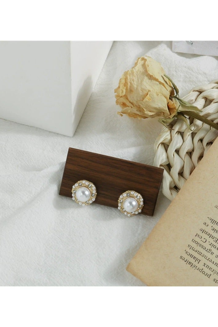 Goolsky أقراط لؤلؤ بسيطة - دبابيس فضة استرلينية 925، مجوهرات أنيقة يومية حلوة ومتعددة الاستخدامات، ملابس رسمية/غير رسمية - Image 4