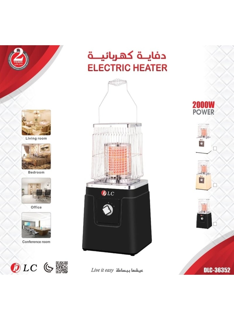 ال سي مدفأة كهربائية ديكورية لغرفة المعيشة