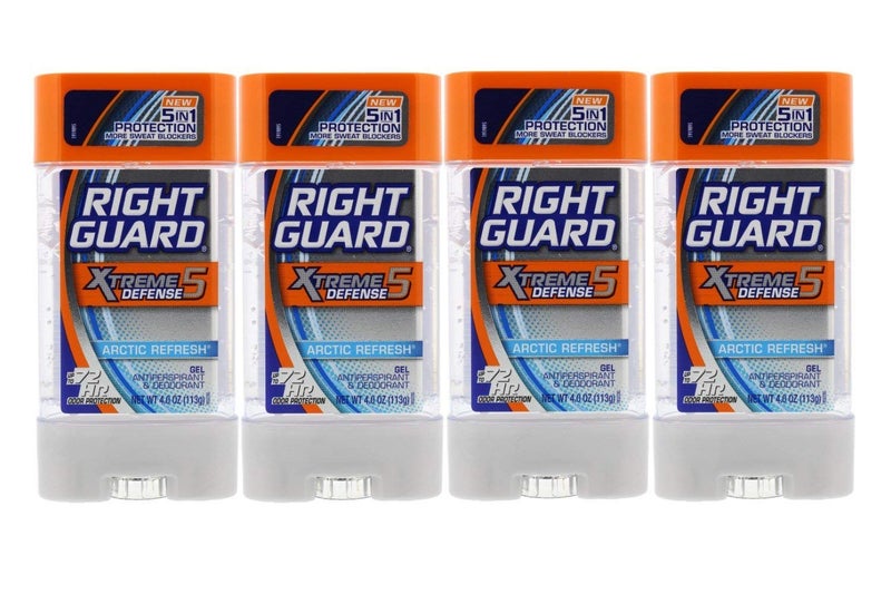 Right Guard Total Defense 5 Power Gel, Antiperspirant and Deodorant, Artic Refresh 4 Ounce 4 PK - Image 1