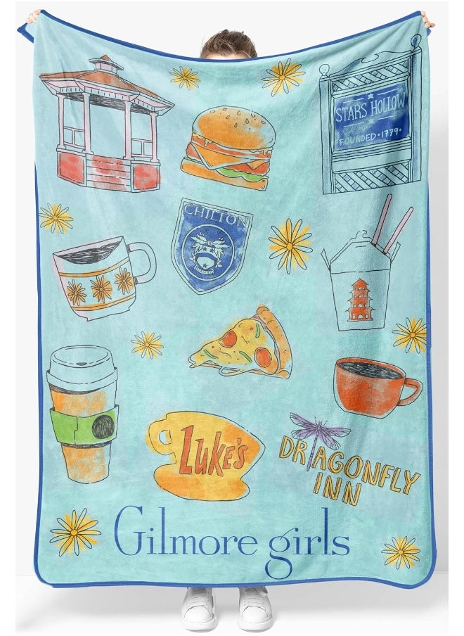 Jay Franco - Jay Franco Gilmore Girls Stars Hallow Throw Blanket - Image 1