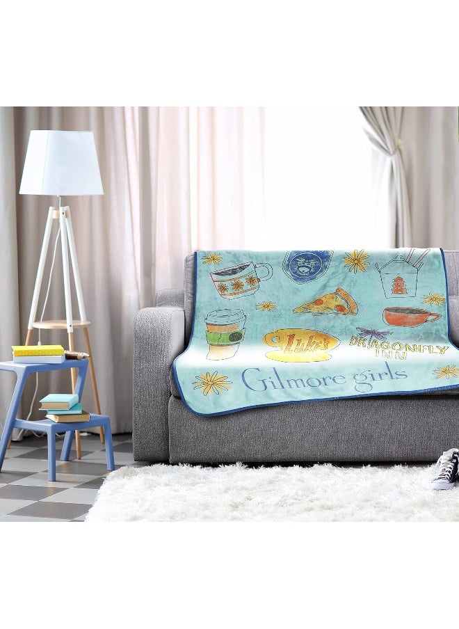 Jay Franco - Jay Franco Gilmore Girls Stars Hallow Throw Blanket - Image 1