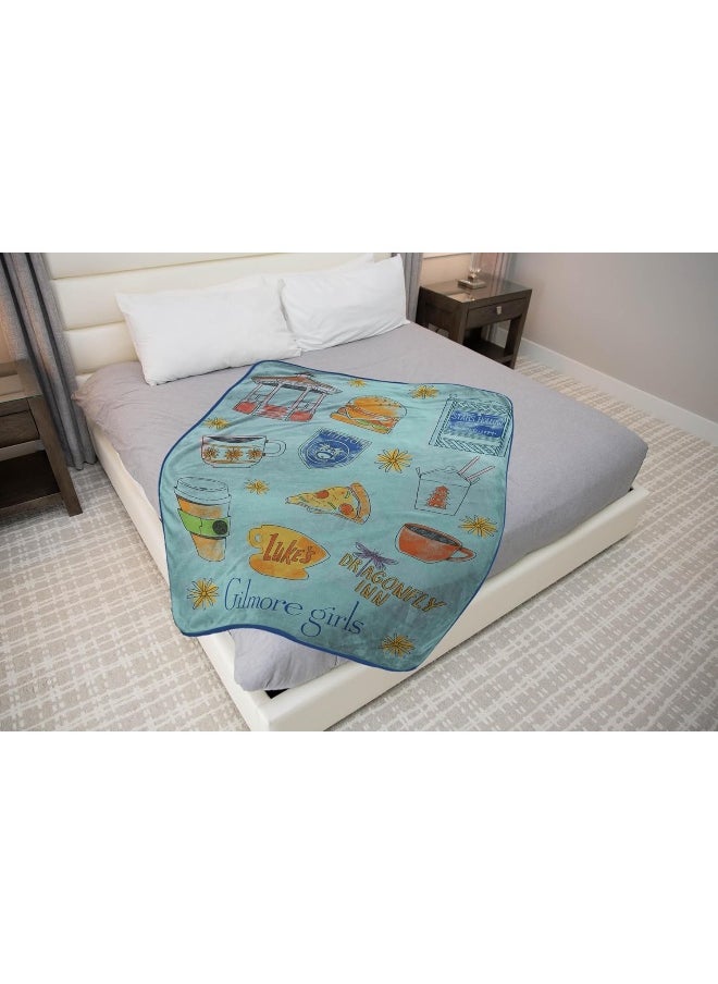 Jay Franco - Jay Franco Gilmore Girls Stars Hallow Throw Blanket - Image 1