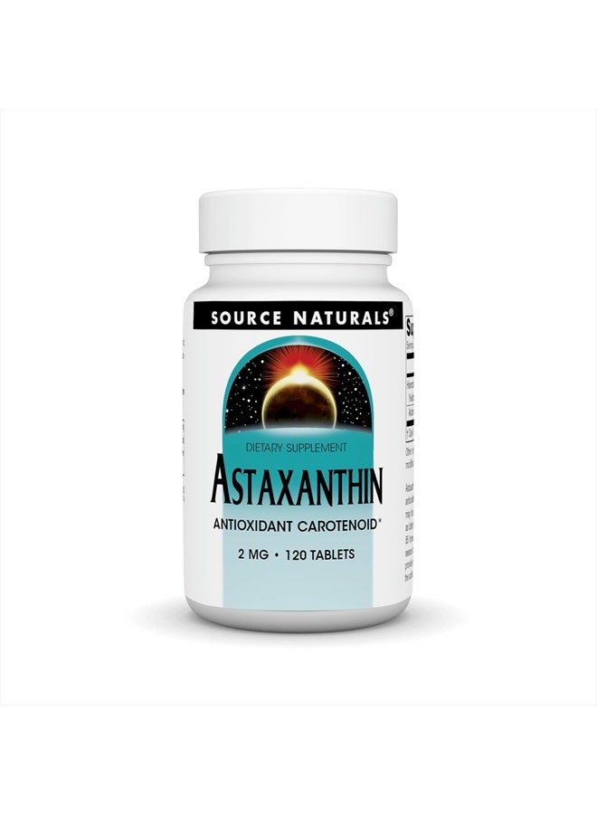 Source Naturals Astaxanthin, Antioxidant Carotenoid, 2mg - 120 Tablets - Image 1