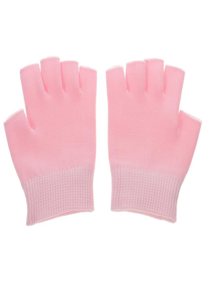 Healifty Moisturizing Fingerless Gloves for Dry Hands, Gel Infused with Jojoba Seed Oil, Olive Oil and Vitamin E, Overnight Hand Spa Moisturizer - Image 1