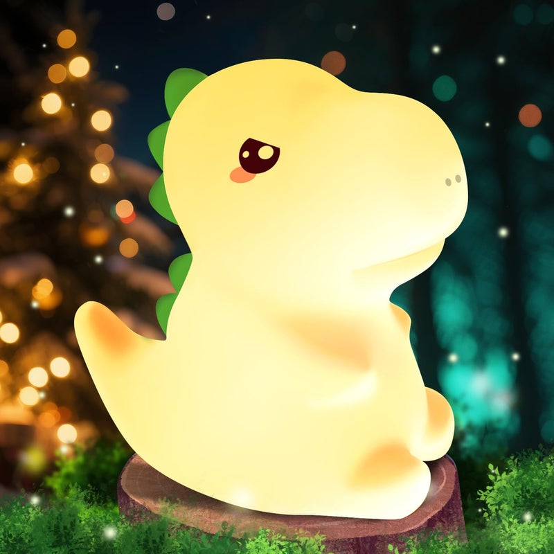 Dinosaur Toys for Kids 35 16 ColorsSiliconeDimmable12 Hr Use Night Light for Kids Night Light Toys for 38 Year Old Boy Toddler Birthday Gift Dinosaur Room Decor for Boys Girls Baby Toddler