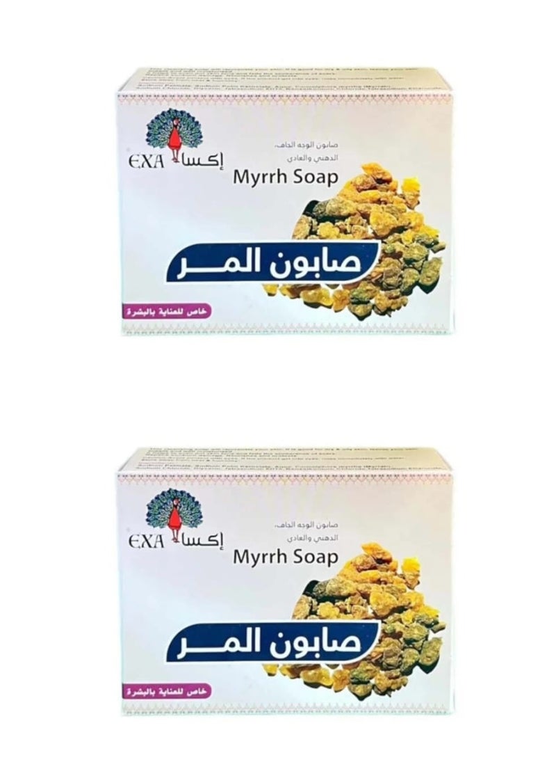EXA Exa Myrrh Soap Special for Skin Care - 125 gm -2 piece