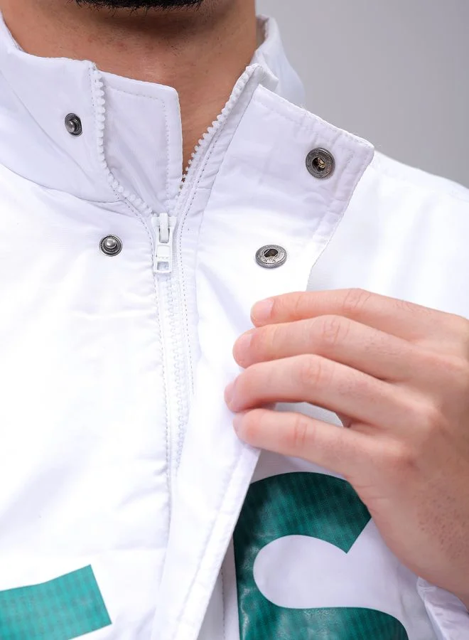 شركة المرآب الهندية Men Slim Fit Graphic Puffer Jackets
