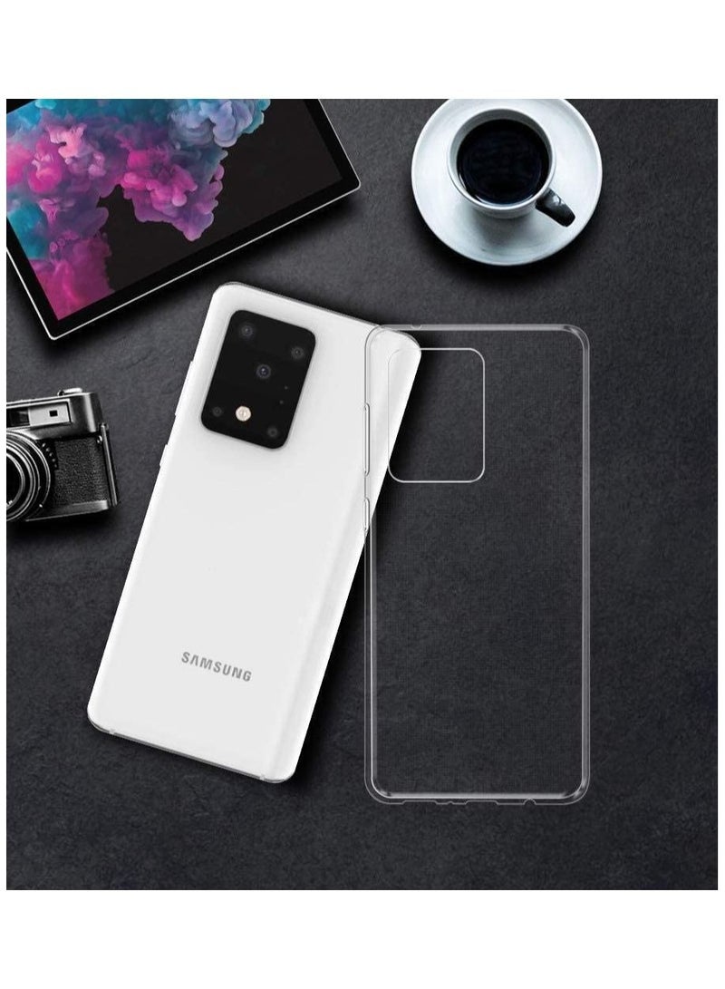 Samsung Galaxy S20 Ultra / S11 Plus case Cover Transparent Silicone Soft TPU - Clear - Image 3