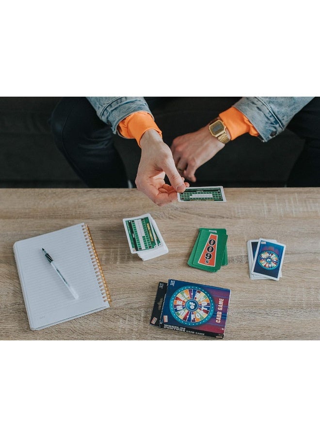 Endless Games Wheel of Fortune Card Game - Faced Paced Competition - Travel Sized Party Game - Image 1