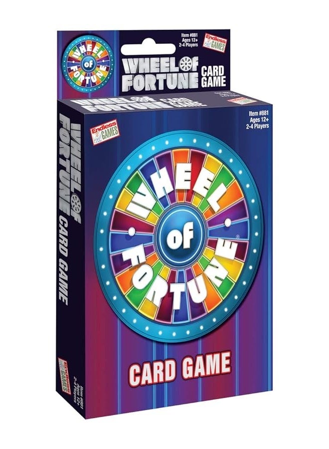 Endless Games Wheel of Fortune Card Game - Faced Paced Competition - Travel Sized Party Game - Image 2