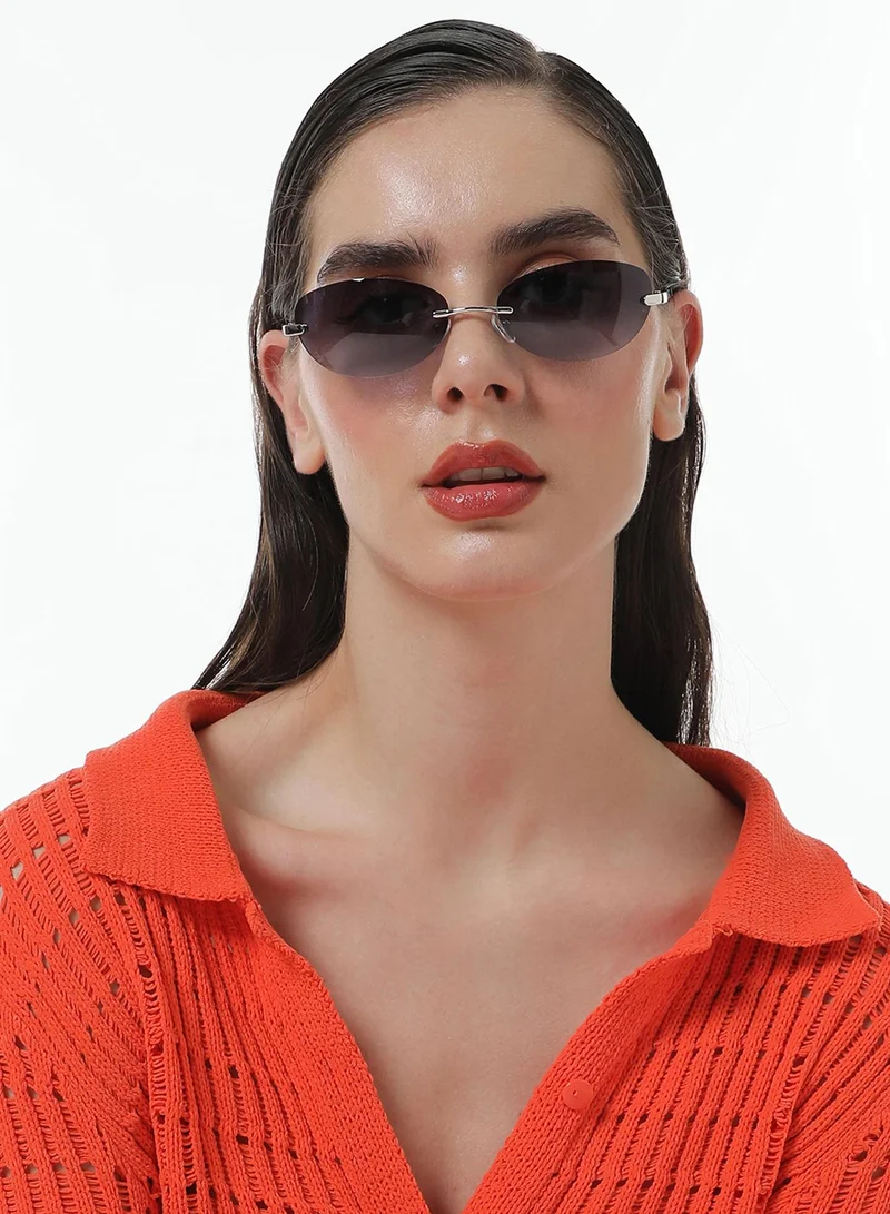 صوص هاوت The Minimal Oval Sunglasses