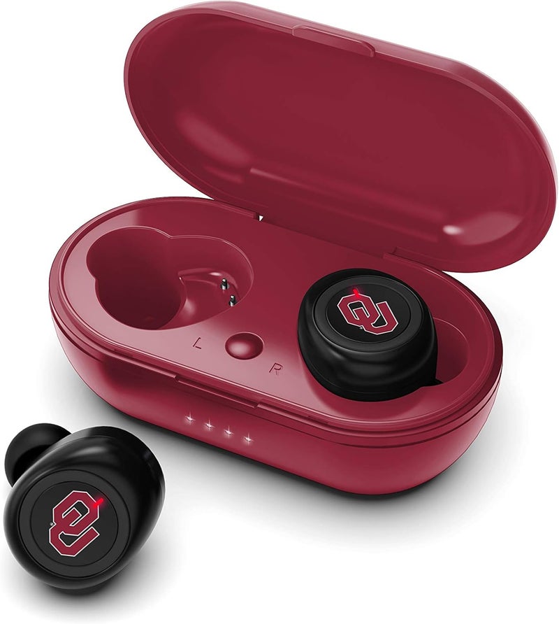 SOAR NCAA Oklahoma Sooners True Wireless Earbuds, Team Color - Image 1