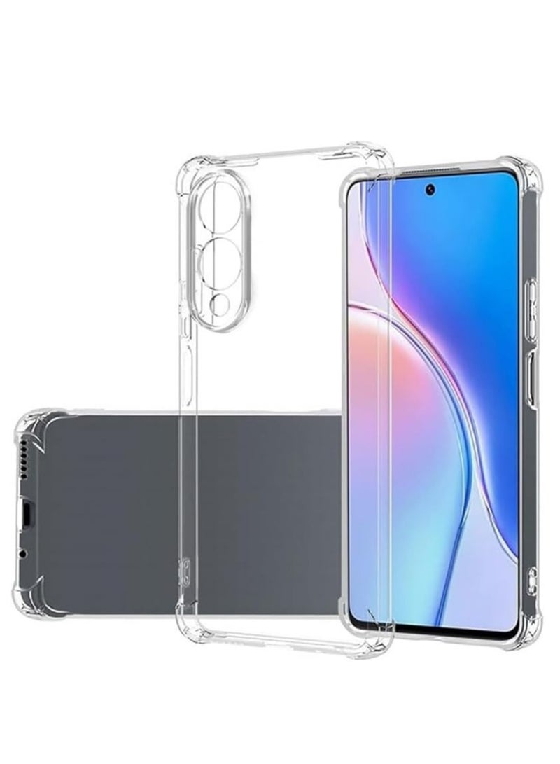 BORTONY Samsung Galaxy S25 Edge Clear Case Cover with Rainforest Corners Protection Cover Transparent Soft Silicone Case for Samsung Galaxy S25 Edge - Image 1