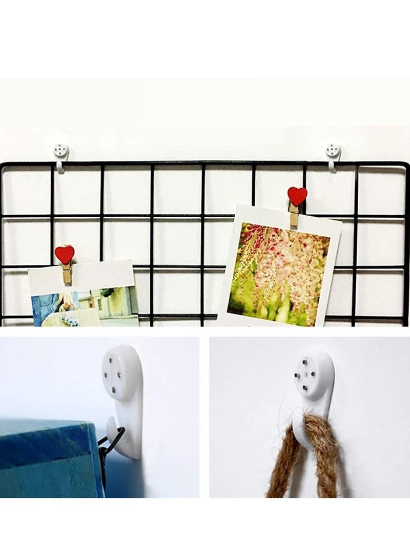 CATANES 24 Pack For Concrete Wall Hanging Hooks with Invisible Nails Large - Image 4