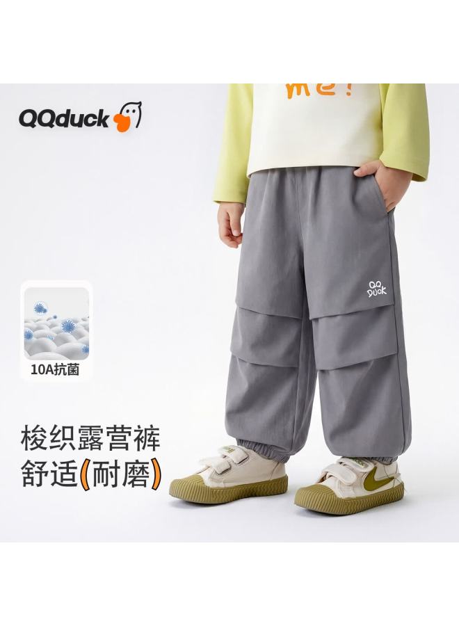 Qq Duck Kids Children's Pants Spring Boys Girls Outdoor Camping Casual Pants Baby Mountain Sports Long Pants Camping Trousers