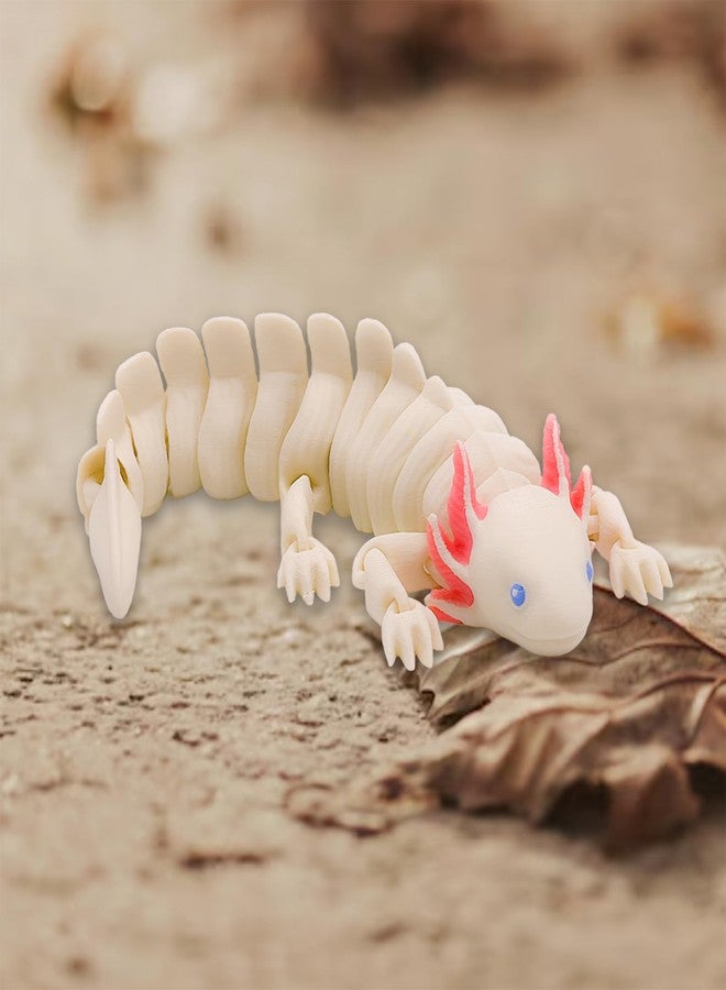 BuQueHM 3D Printed Axolotl-Flexible Articulated 3D Animals for Stress Relief & Unique Desk Decor - Image 3