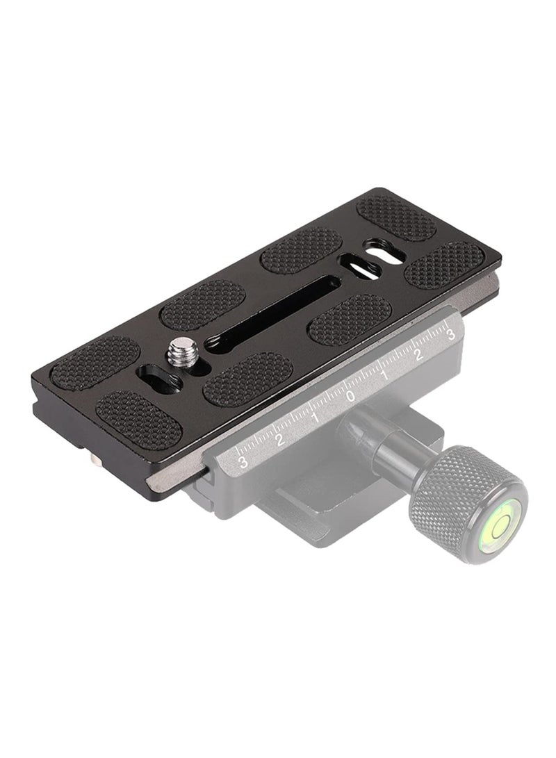 KASTWAVE لوحة فك سريع للكاميرا، لوحة صغيرة QR مع برغي 1/4 بوصة - 20، لوحة فك سريع صغيرة عالمية لمشبك Arca Swiss القياسي لكاميرا DSLR ذات الرأس الثلاثي (100 مم - 3.94 بوصة)