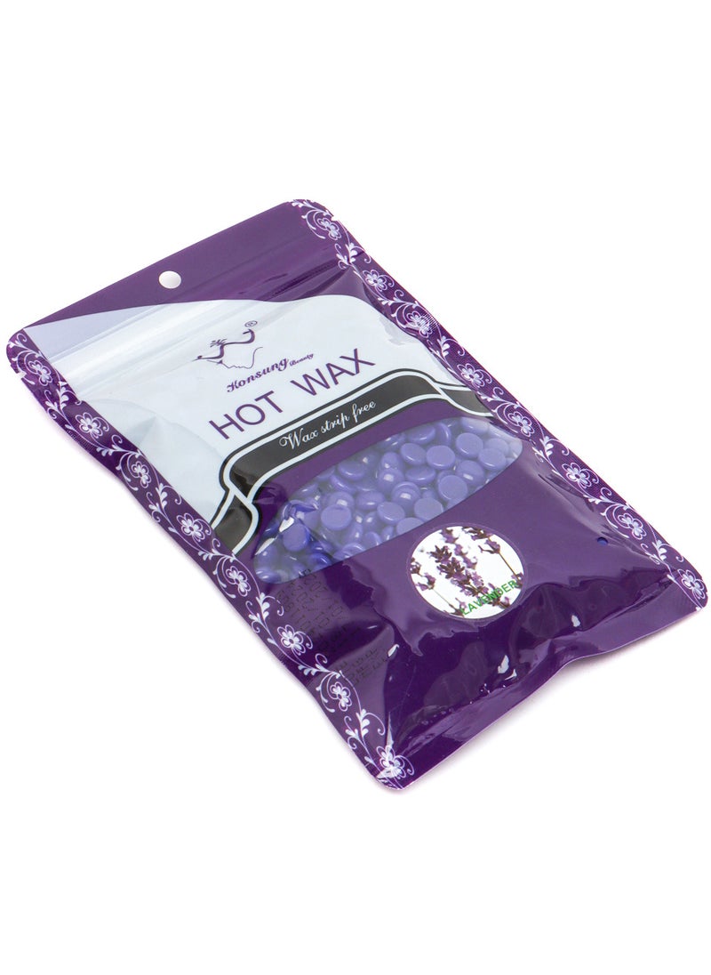 Konsung Beauty Hair Removal Hot Wax Beans Pink And Lavender Total Of 200g  - Image 3