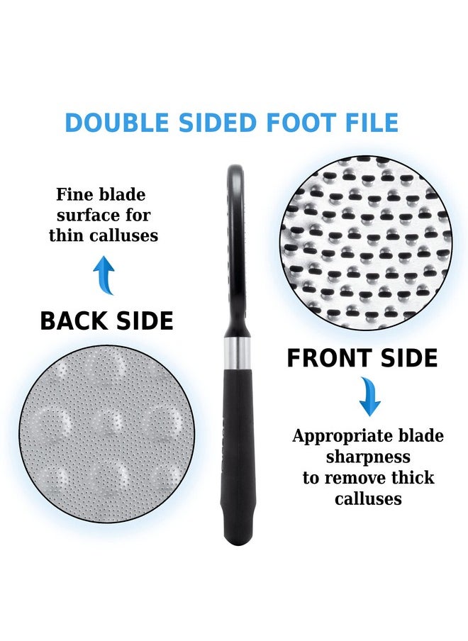 Foot File Foot Rasp Callus Remover Dead Skin Remover Double Sided Foot Scrubber Foot Care Pedicure Tool To Remove Hard Skin Can Be Used Wet Or Dry Skin High Grade Stainless Steel File - pzsku/Z5ED745B0F9BD248AB2EBZ/45/_/1719251606/6ab7ffe3-b482-45f3-9a9c-2e3c3aea2f39