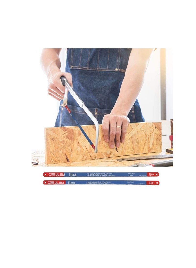 Ultra flex Super Speed Flexible 300mm 12 Inch Metal Cutting Hand Saw Blade (10D/24T)  - Image 2