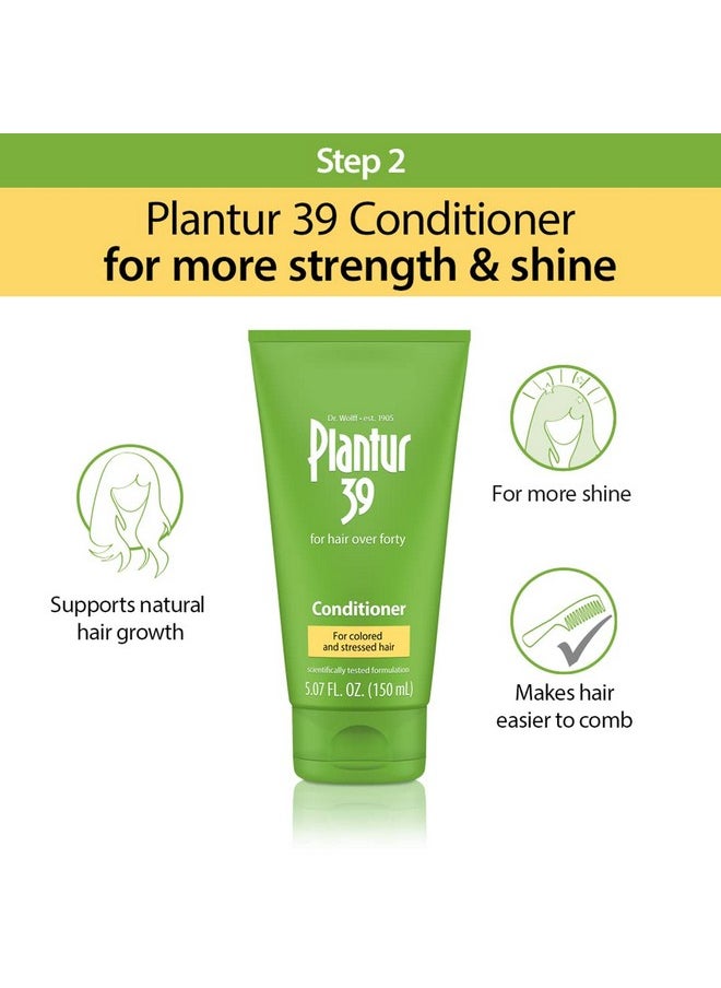 Plantur 39 - Plantur 39 Phyto-Caffeine Shampoo and Conditioner Set for Colored, Stressed Hair - 8.45 fl oz and 5.07 fl oz - Image 1