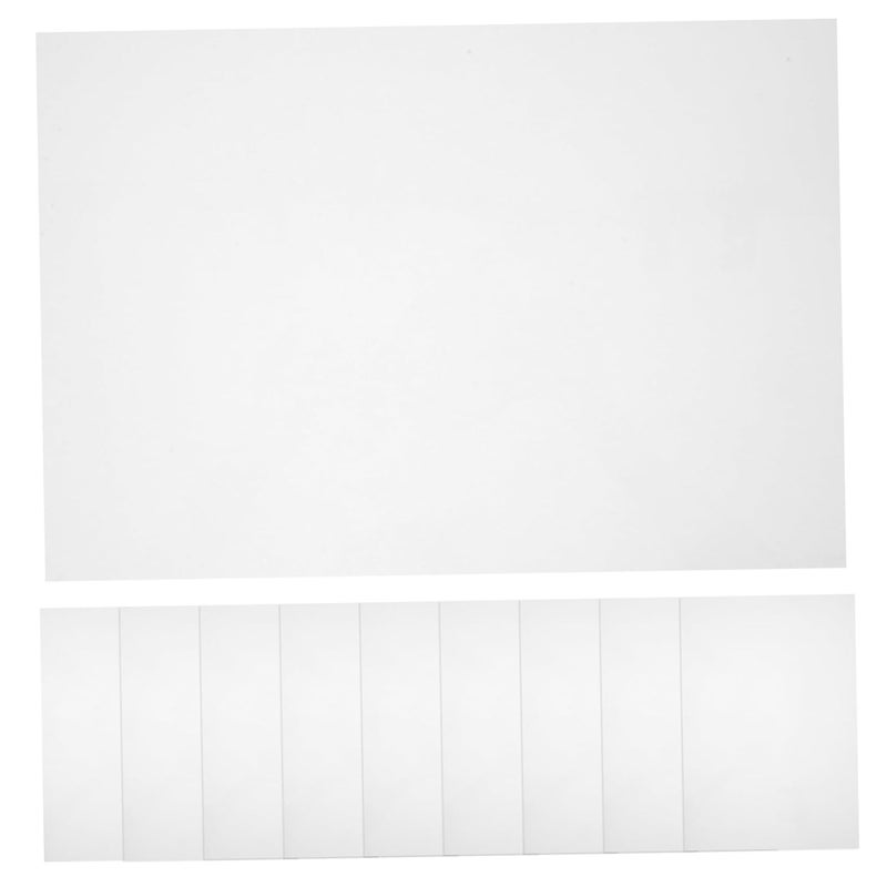 10pcs Heat Shrinkable Sheets Half Crafting Film for Handicraft Projects and User-Friendly for Creative Expressions - Image 1