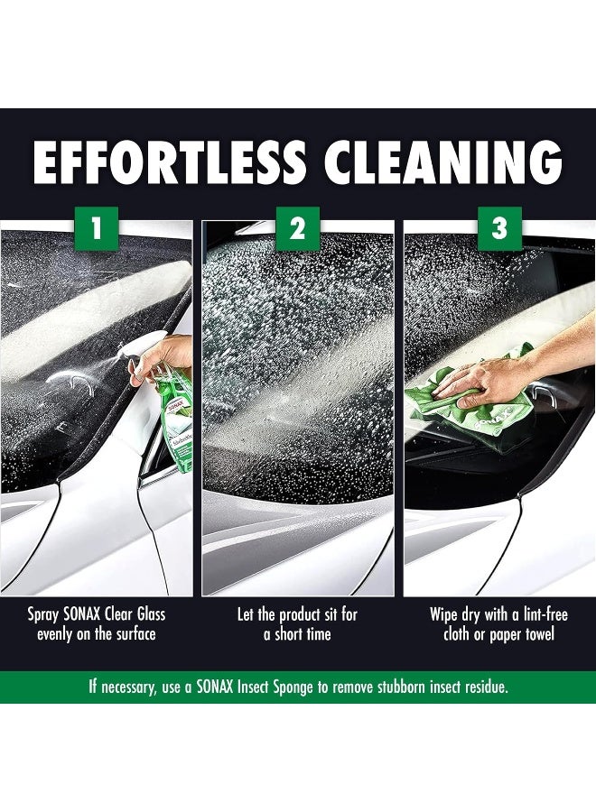 Sonax Clear Glass Cleaner Spray 500mL – Automotive Glass Cleaner for Car Windows, Windscreens, Headlamps & Mirrors, Removes Dirt, Grease & Nicotine Residue, Fresh Fragrance - Image 3